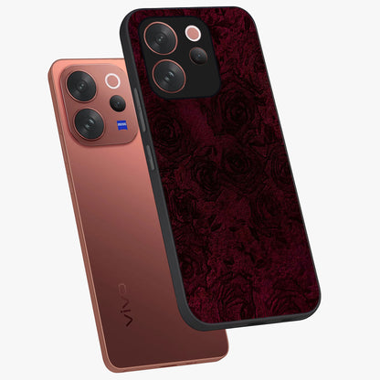 Crimson Fade Flow Glass Case displayed in angled mockup highlighting smooth gradient design with modern aesthetic style.