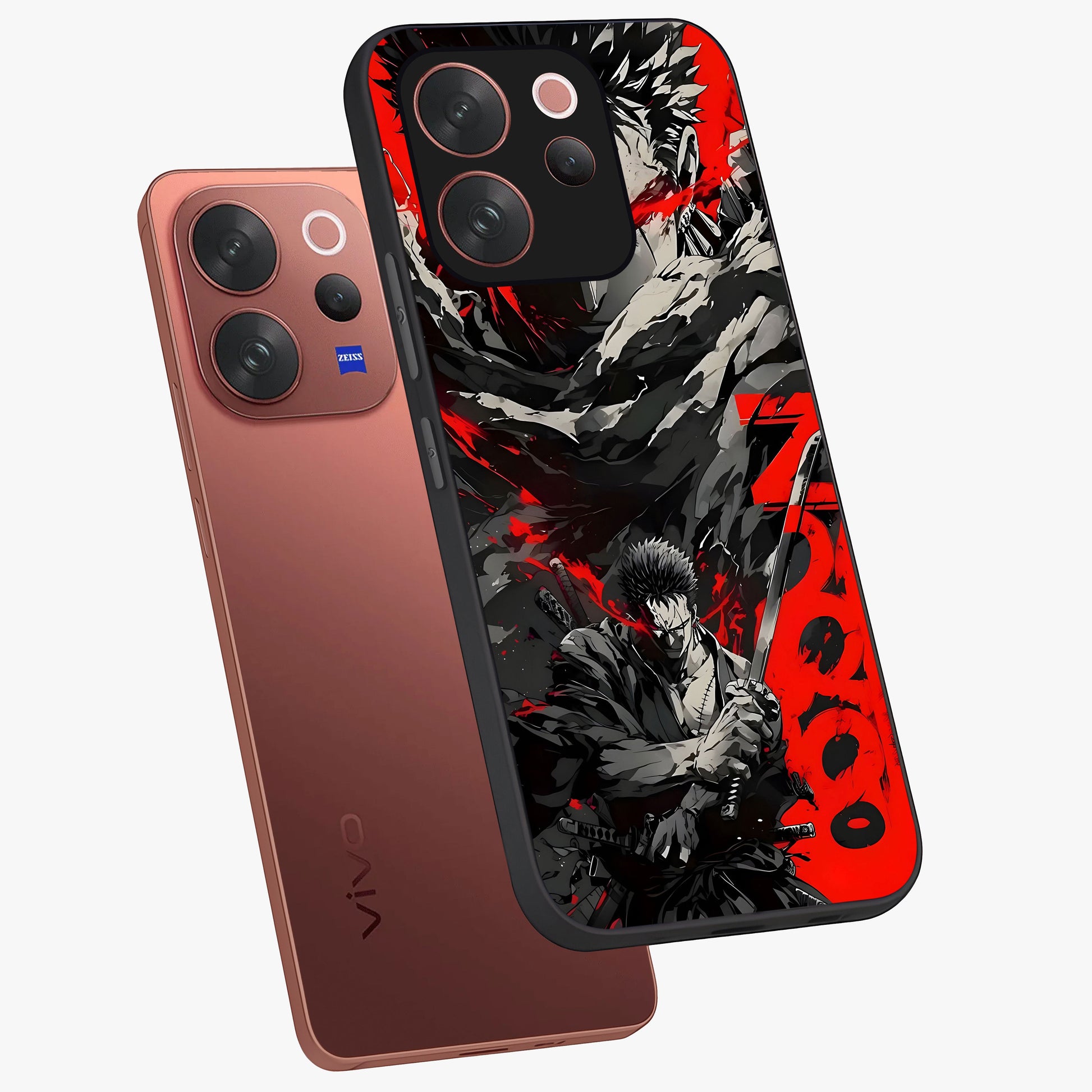Demon Sword Resolve Glass Case displayed in angled mockup highlighting powerful demon sword illustration with dark fantasy aesthetic.