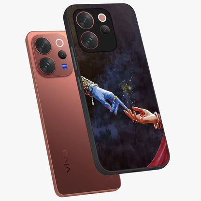 Divine Touch Eternal Glass Case displayed in angled mockup highlighting elegant divine inspired design with calm aesthetic style.