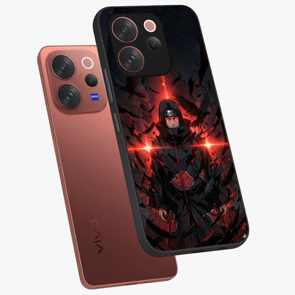 Focused Blade Discipline Glass Case displayed in angled mockup highlighting clean minimal text artwork with modern aesthetic style.