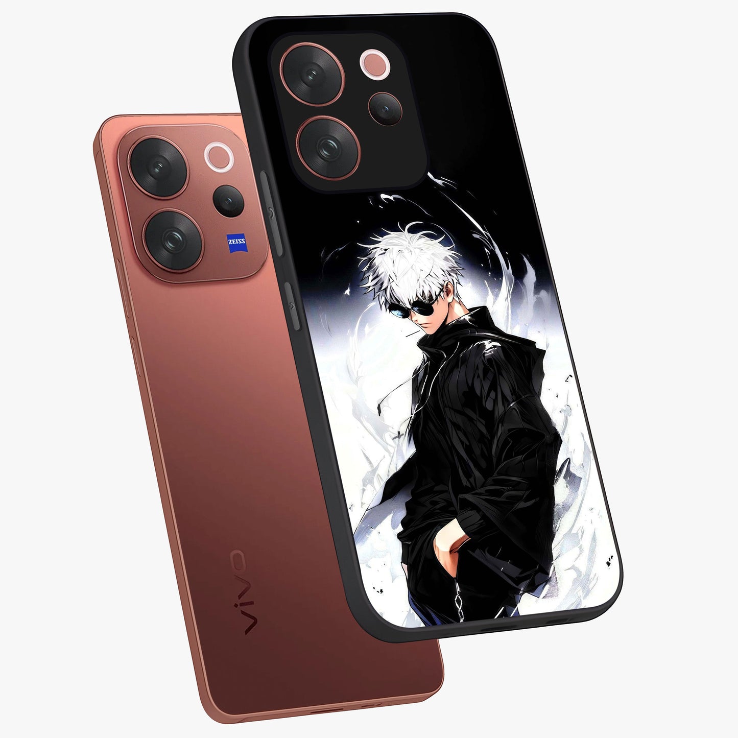 Limitless Shadow King Glass Case displayed in angled mockup highlighting dramatic dark hero design with intense aesthetic.