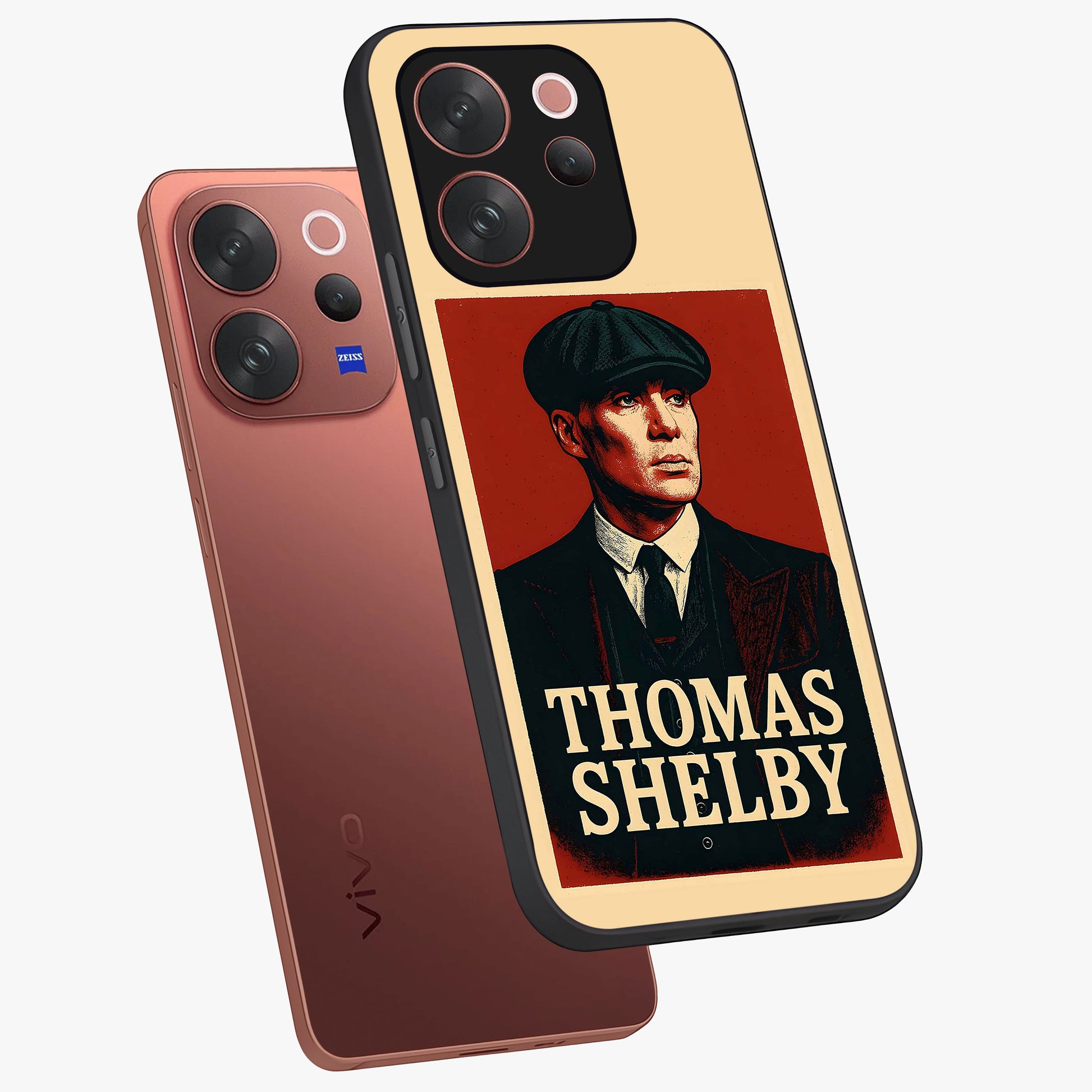 Vintage Mafia Authority Glass Case displayed in angled mockup highlighting powerful retro design with classic gangster aesthetic.