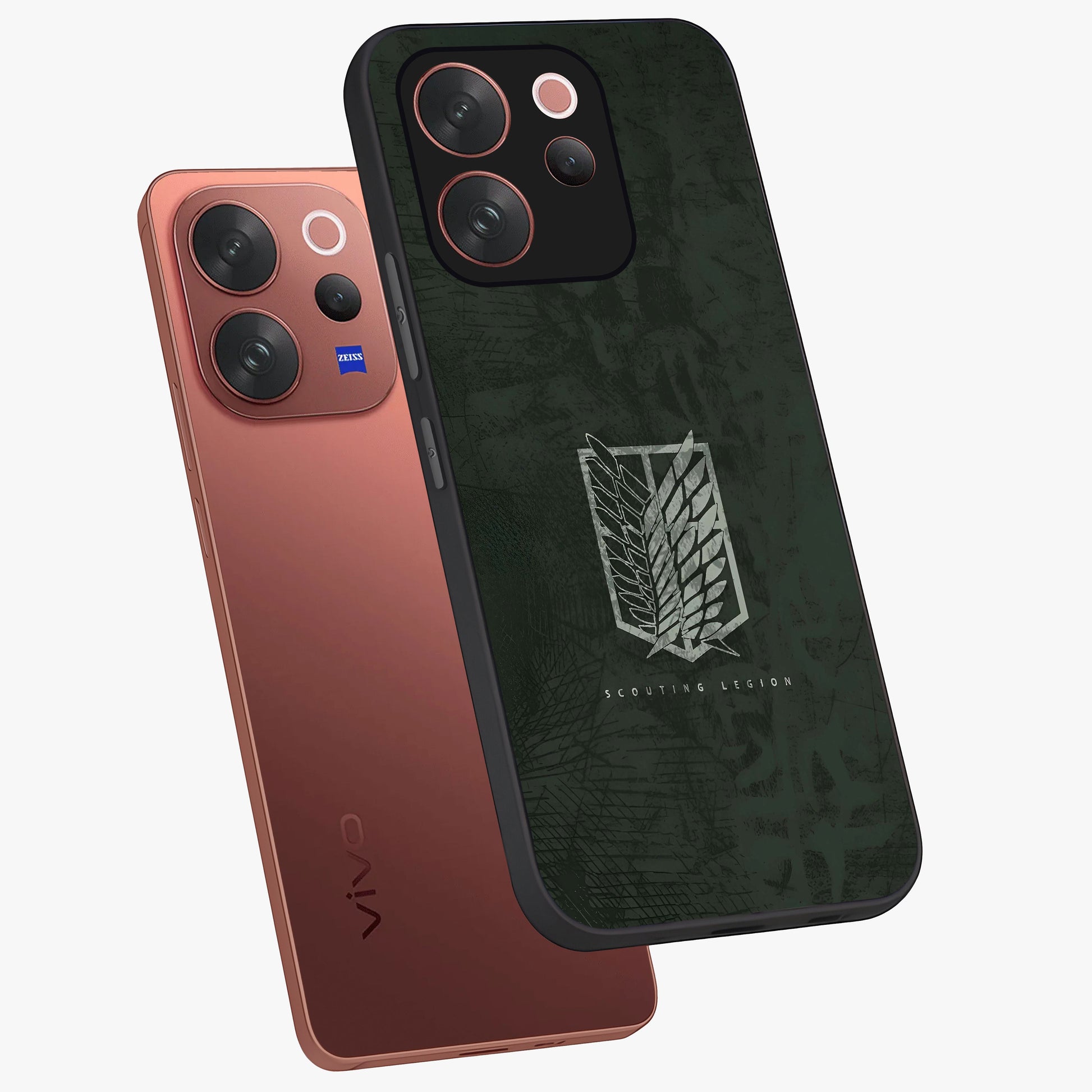 Wings Of Freedom Glass Case displayed in angled mockup highlighting graceful wing design with inspirational aesthetic.