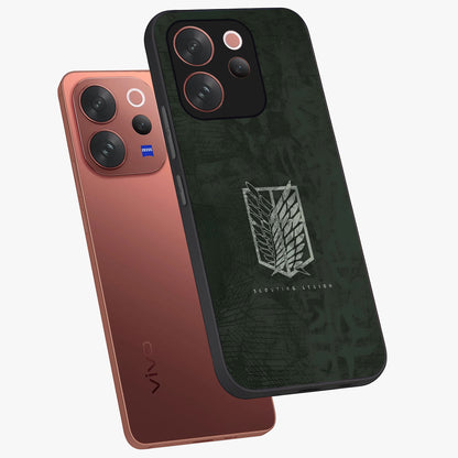 Wings Of Freedom Glass Case displayed in angled mockup highlighting graceful wing design with inspirational aesthetic.