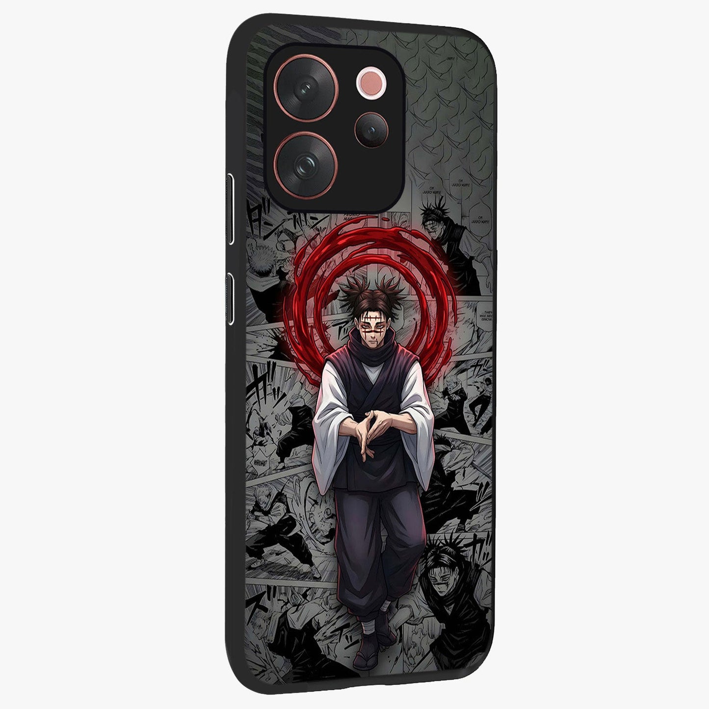 Cursed Ritual Ascension Glass Case upright view showcasing powerful ascension artwork with dark fantasy theme.