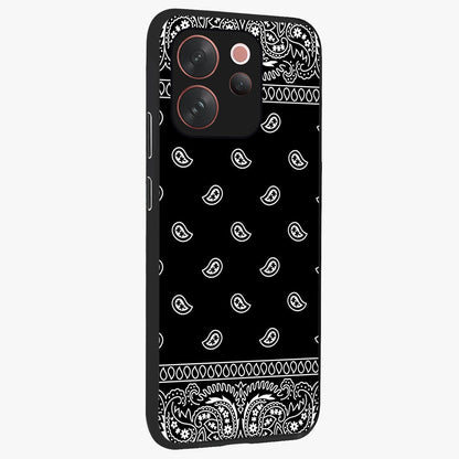 Retro Rebel Threads Glass Case upright view showcasing stylish vintage artwork with bold retro theme.