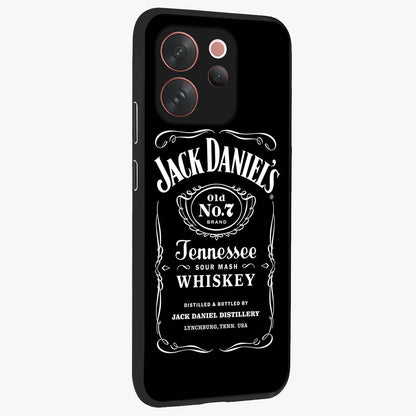 Vintage Whiskey Heritage Glass Case upright view showcasing stylish vintage whiskey artwork with timeless bar culture theme.