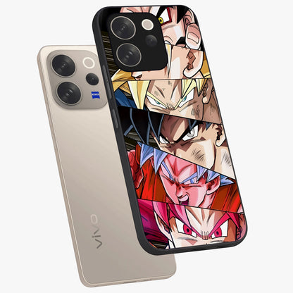 Anime Character Glass Case displayed in angled mockup highlighting colorful anime character illustration.