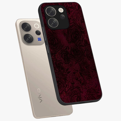 Crimson Fade Flow Glass Case displayed in angled mockup highlighting smooth gradient design with modern aesthetic style.