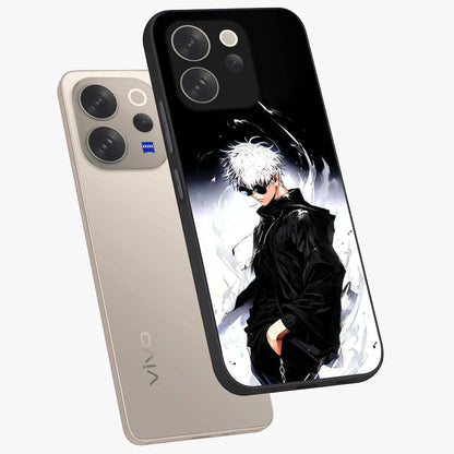 Limitless Shadow King Glass Case displayed in angled mockup highlighting dramatic dark hero design with intense aesthetic.