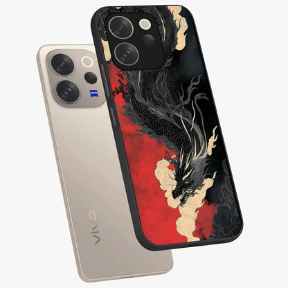 Shadow Dragon Fury Glass Case displayed in angled mockup highlighting powerful dragon illustration with dark fantasy aesthetic.