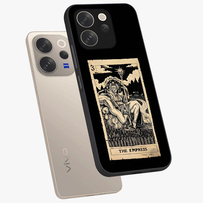 The Empress Glass Case displayed in angled mockup highlighting elegant royal design with majestic aesthetic style.