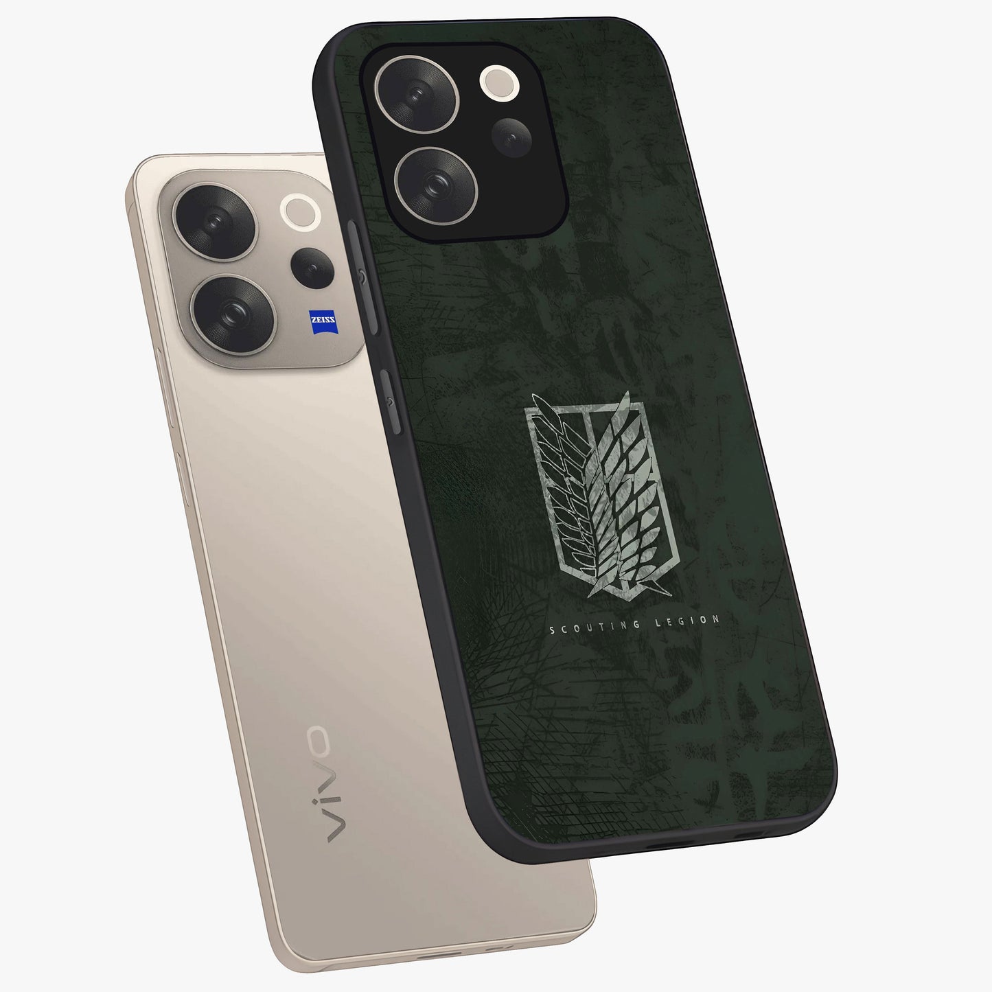 Wings Of Freedom Glass Case displayed in angled mockup highlighting graceful wing design with inspirational aesthetic.