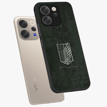 Wings Of Freedom Glass Case displayed in angled mockup highlighting graceful wing design with inspirational aesthetic.