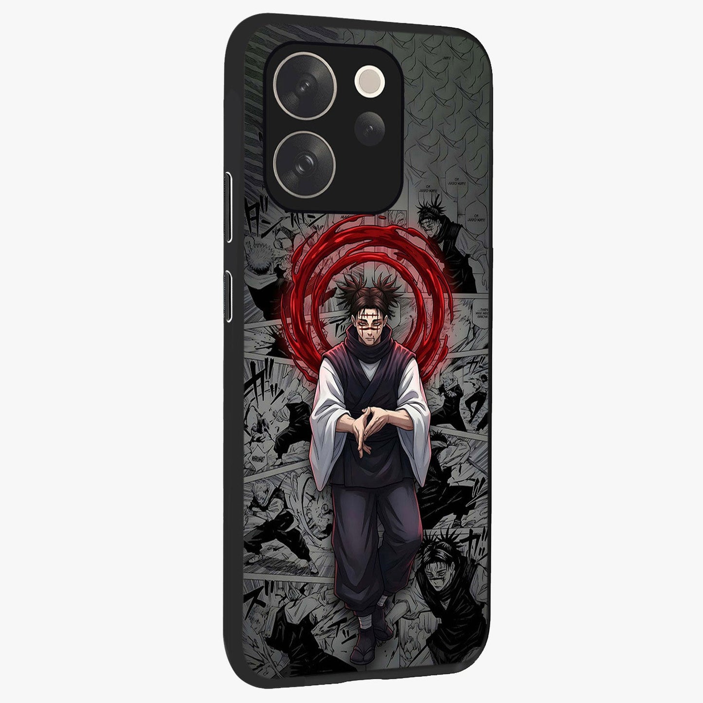 Cursed Ritual Ascension Glass Case upright view showcasing powerful ascension artwork with dark fantasy theme.