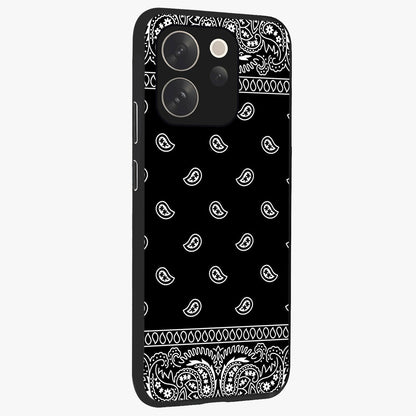 Retro Rebel Threads Glass Case upright view showcasing stylish vintage artwork with bold retro theme.