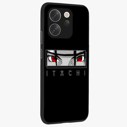 Scarlet Gaze Dominance Glass Case upright view showcasing powerful dramatic artwork with dominant artistic theme.
