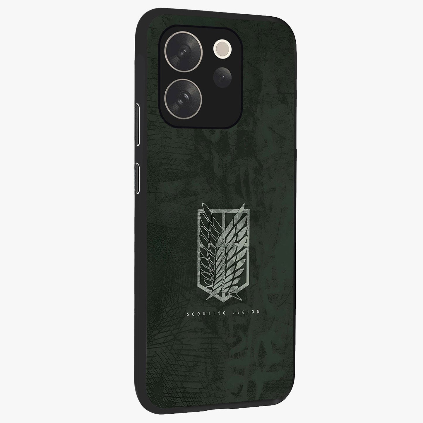 Wings Of Freedom Glass Case upright view showcasing powerful wings artwork with freedom themed design.
