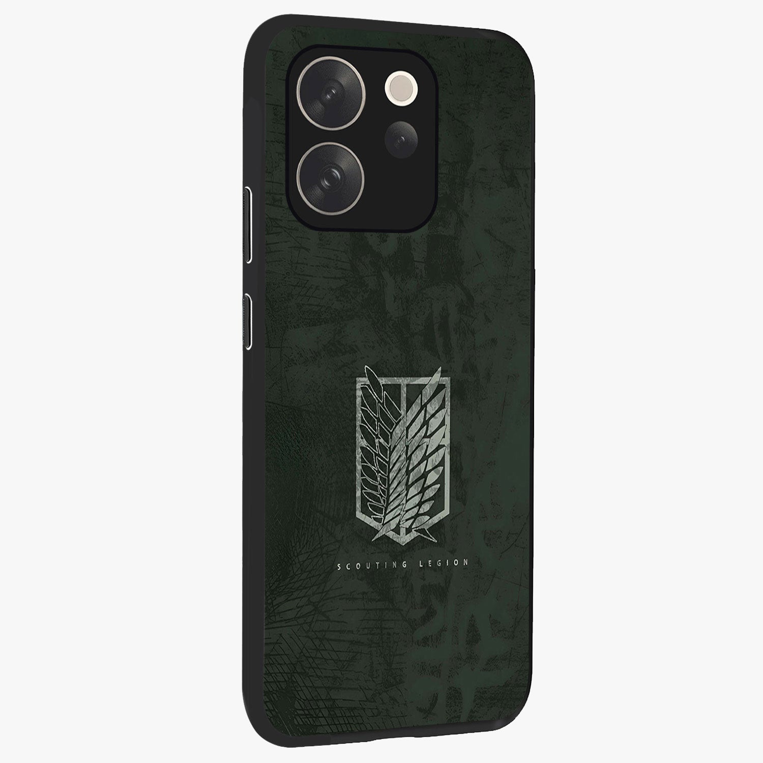 Wings Of Freedom Glass Case upright view showcasing powerful wings artwork with freedom themed design.