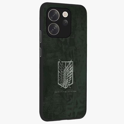 Wings Of Freedom Glass Case upright view showcasing powerful wings artwork with freedom themed design.