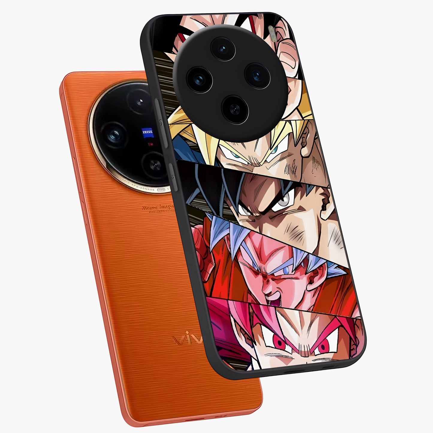 Anime Character Glass Case displayed in angled mockup highlighting colorful anime character illustration.