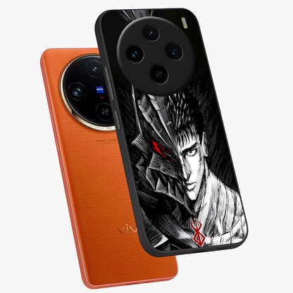 Berserker Blood Oath Glass Case displayed in angled mockup highlighting dark fantasy graphic design and powerful theme.