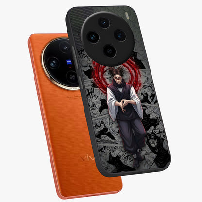 Cursed Ritual Ascension Glass Case displayed in angled mockup highlighting mystical ritual illustration with supernatural aesthetic.