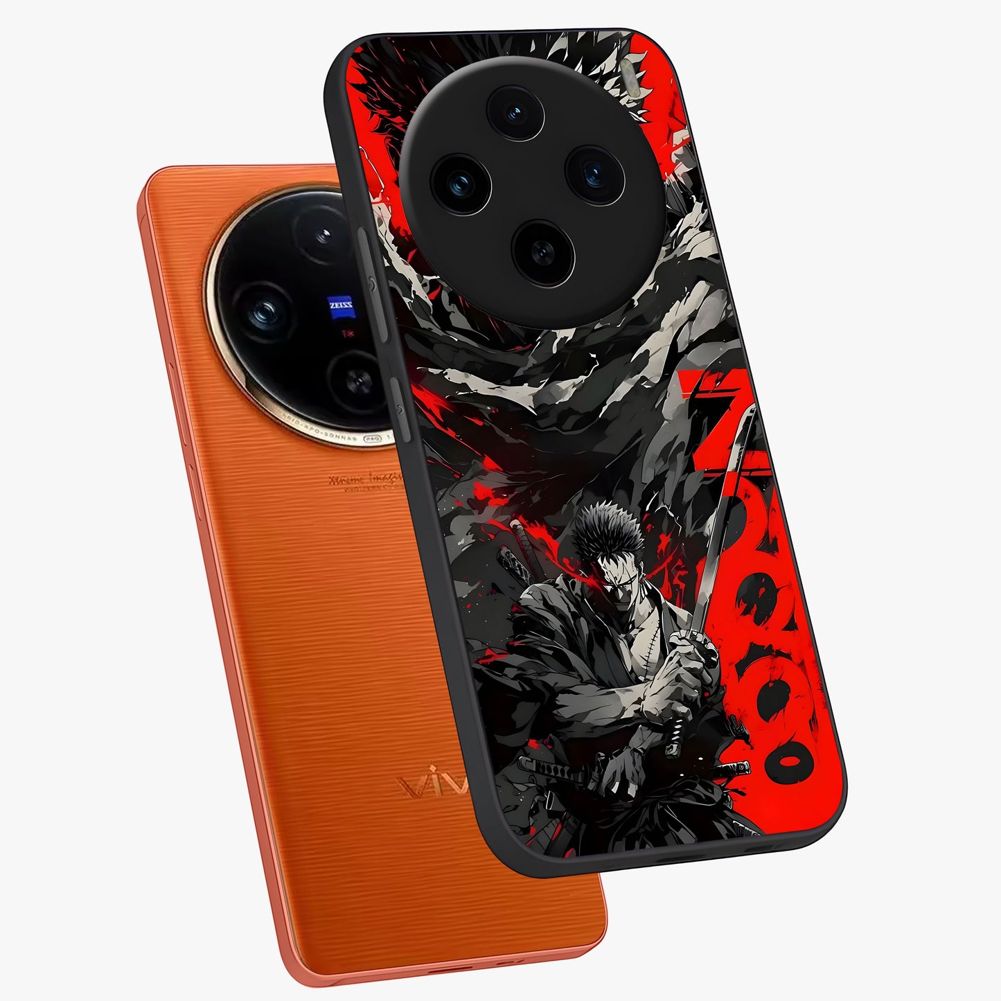 Demon Sword Resolve Glass Case displayed in angled mockup highlighting powerful demon sword illustration with dark fantasy aesthetic.