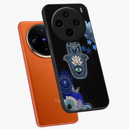 Mystic Hand Aura Glass Case displayed in angled mockup highlighting magical aura design with spiritual aesthetic style.