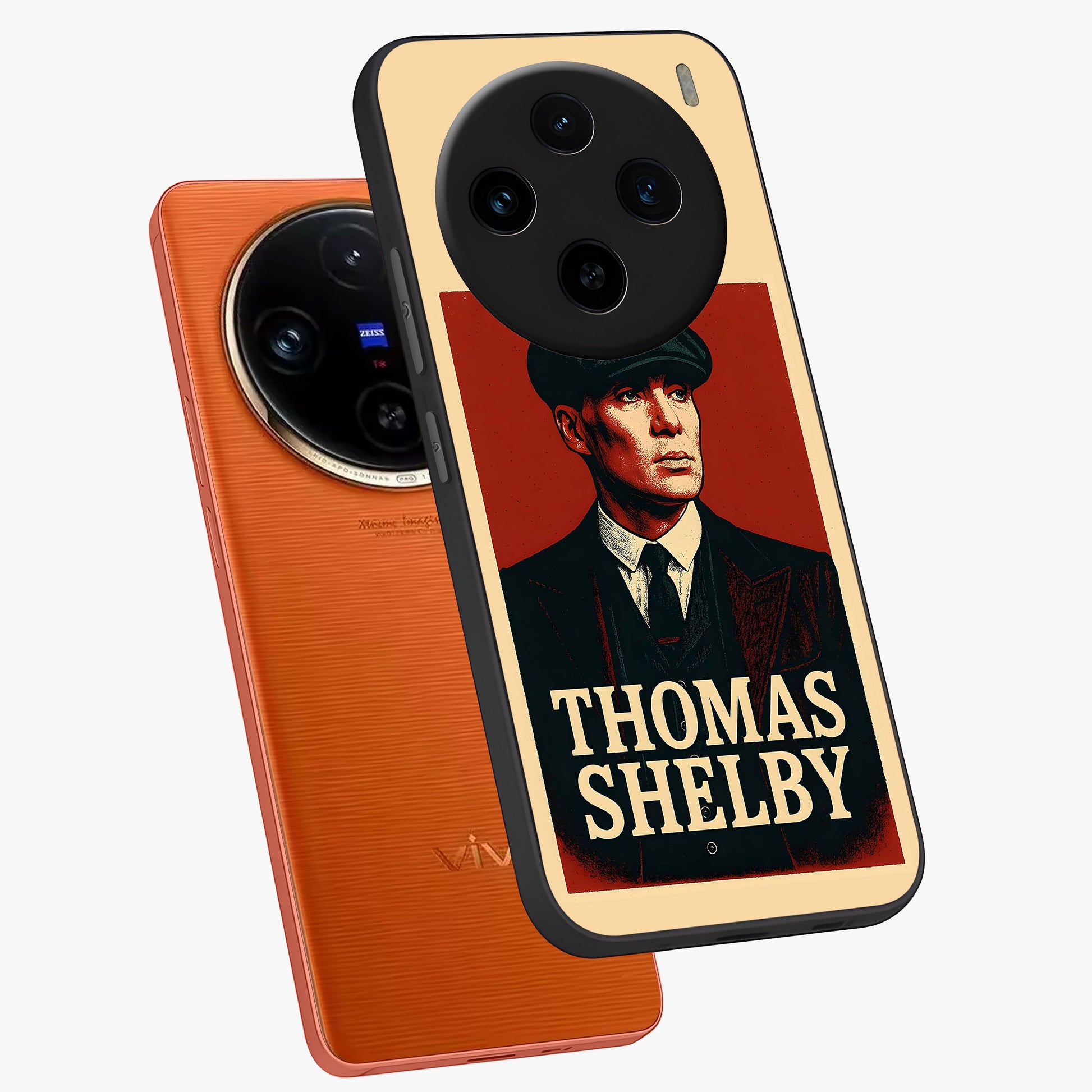 Vintage Mafia Authority Glass Case displayed in angled mockup highlighting powerful retro design with classic gangster aesthetic.