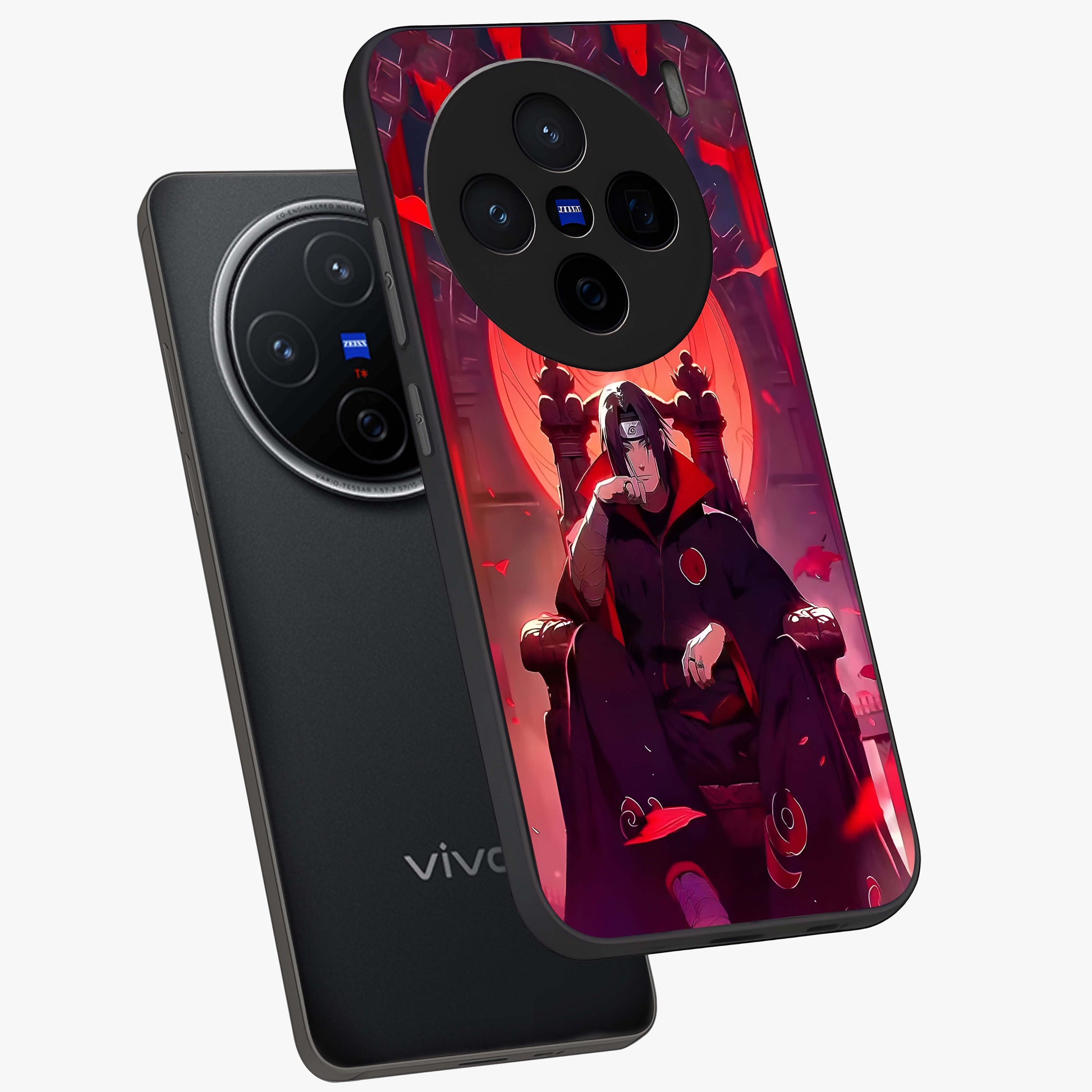 Blood Moon Sovereign Glass Case displayed in angled mockup highlighting dark celestial moon design and dramatic theme.