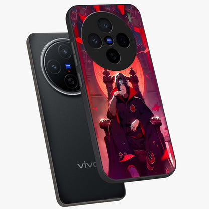Blood Moon Sovereign Glass Case displayed in angled mockup highlighting dark celestial moon design and dramatic theme.