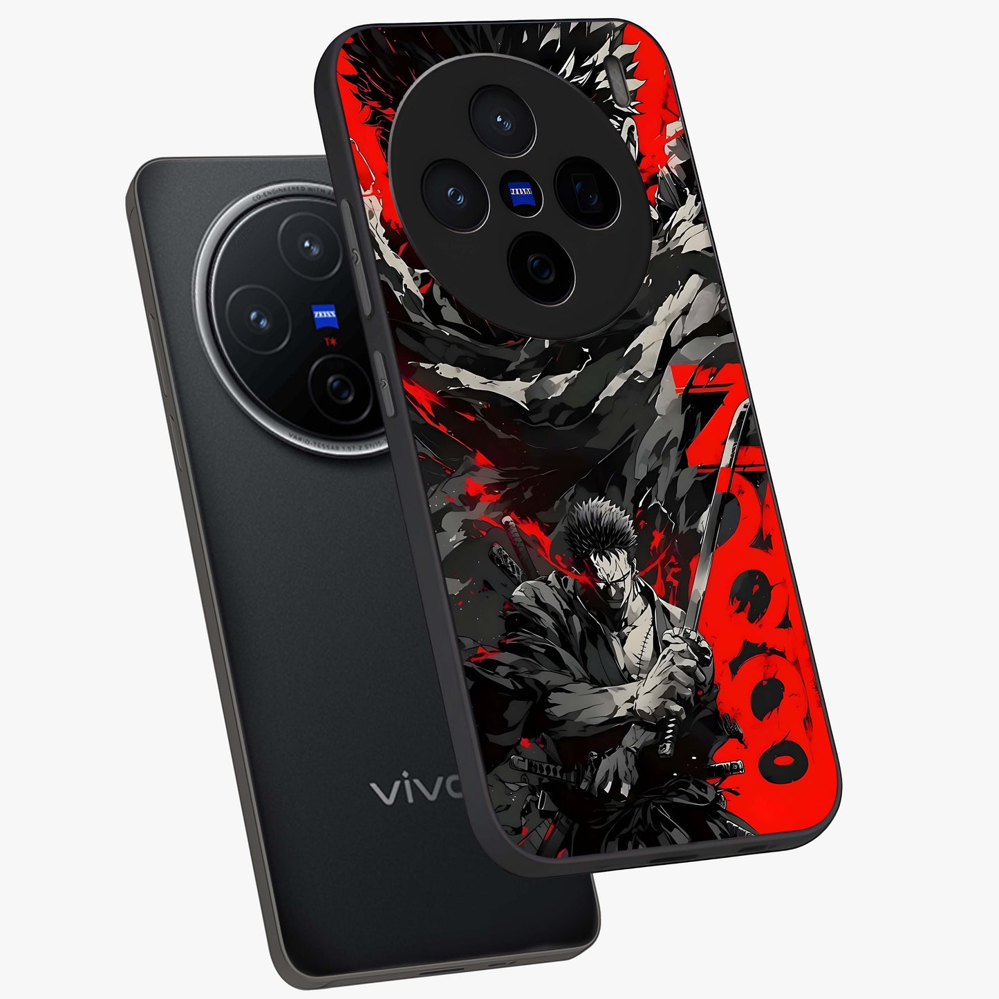 Demon Sword Resolve Glass Case displayed in angled mockup highlighting powerful demon sword illustration with dark fantasy aesthetic.