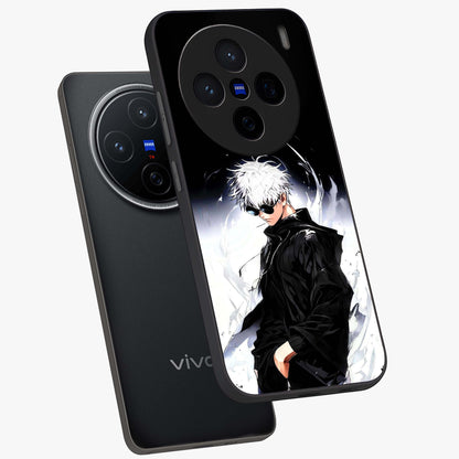 Limitless Shadow King Glass Case displayed in angled mockup highlighting dramatic dark hero design with intense aesthetic.