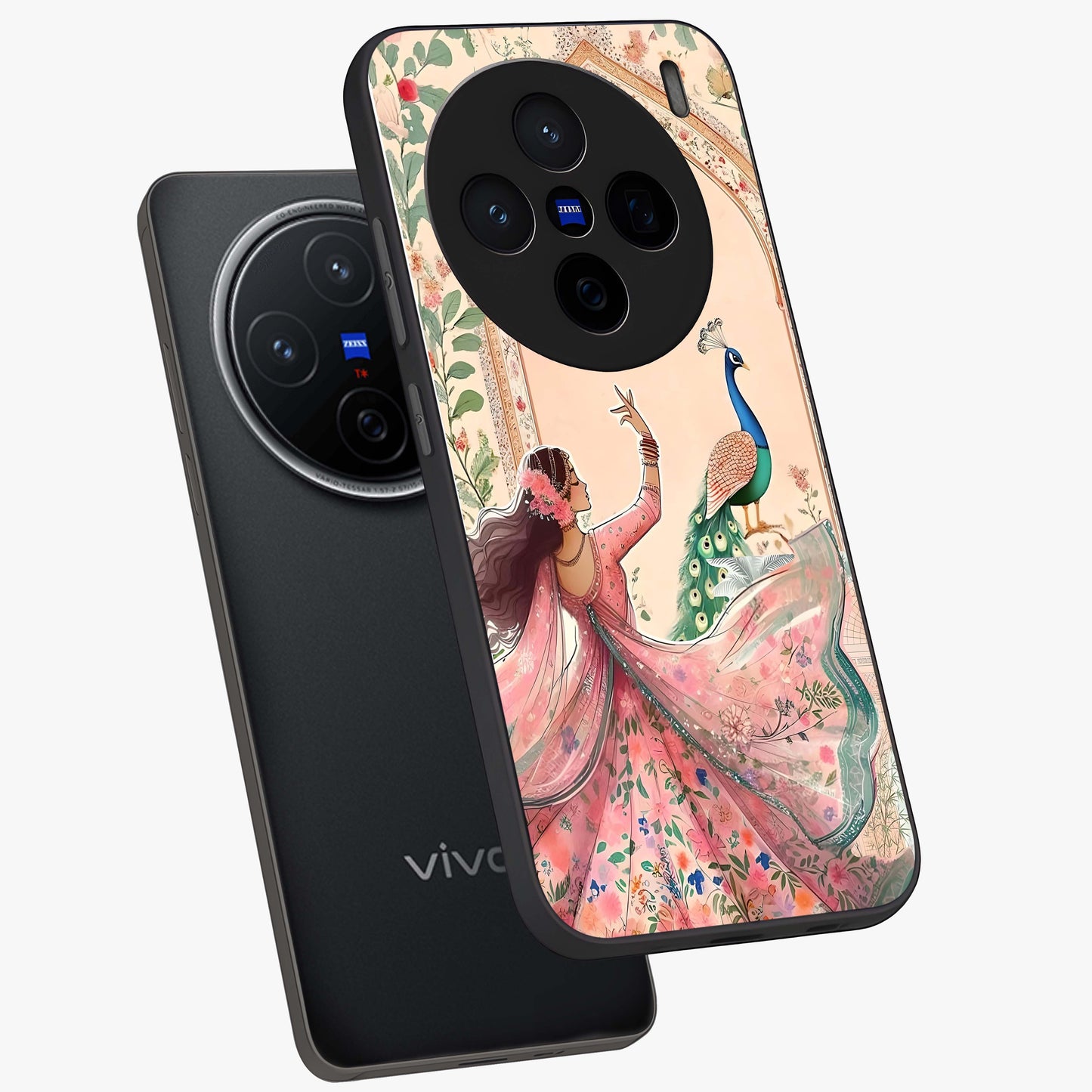 Royal Grace Muse Glass Case displayed in angled mockup highlighting graceful design with refined royal aesthetic.