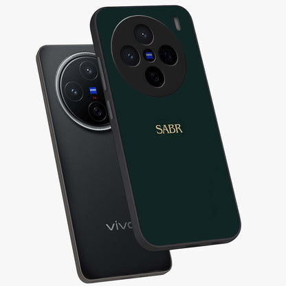 Sabr Minimal Patience Glass Case displayed in angled mockup highlighting simple inspirational design with clean aesthetic style.