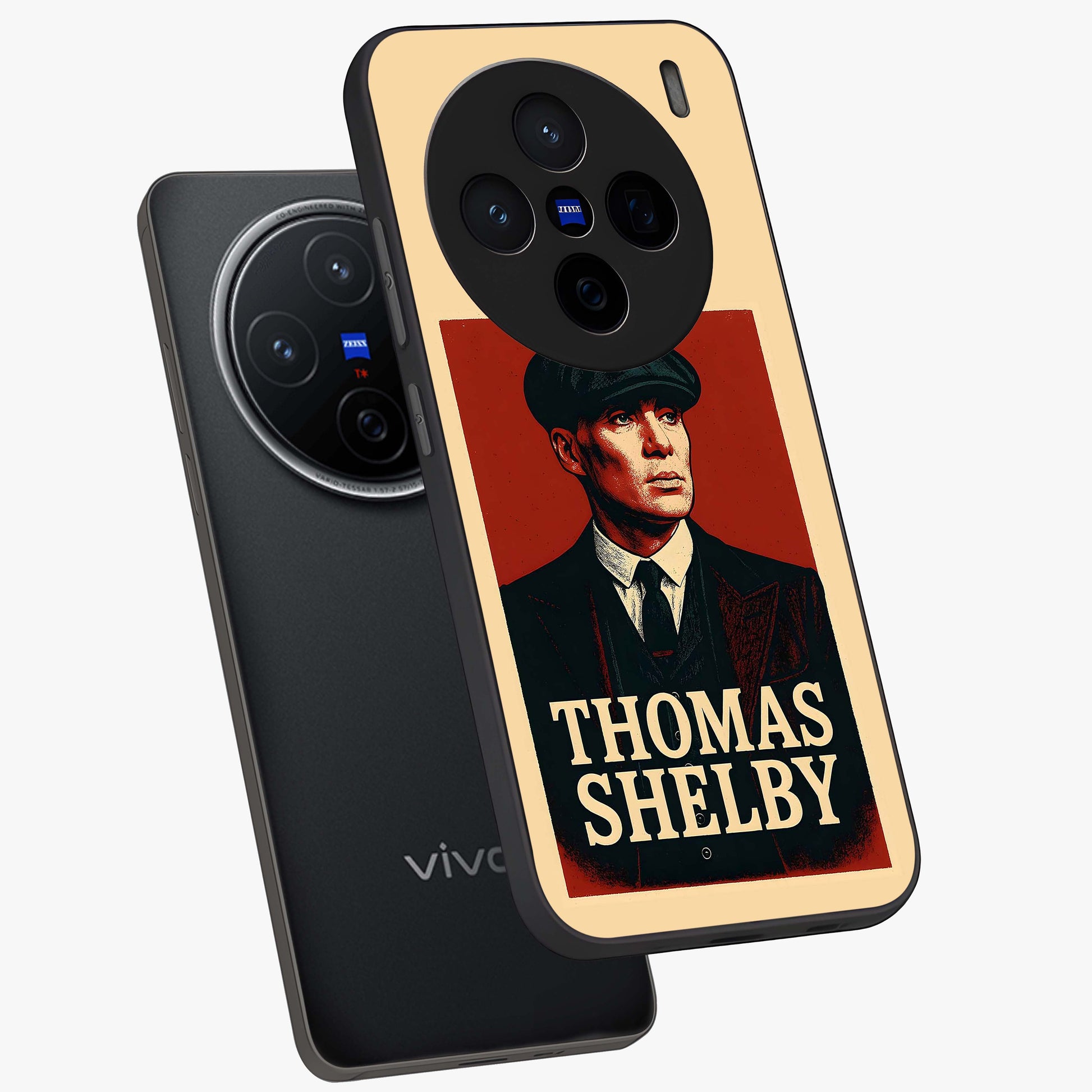 Vintage Mafia Authority Glass Case displayed in angled mockup highlighting powerful retro design with classic gangster aesthetic.