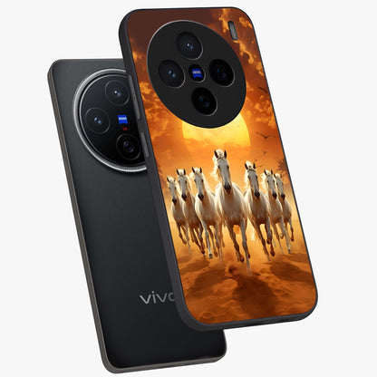 Wild Sunset Majesty Glass Case displayed in angled mockup highlighting vibrant sunset sky design with scenic aesthetic.