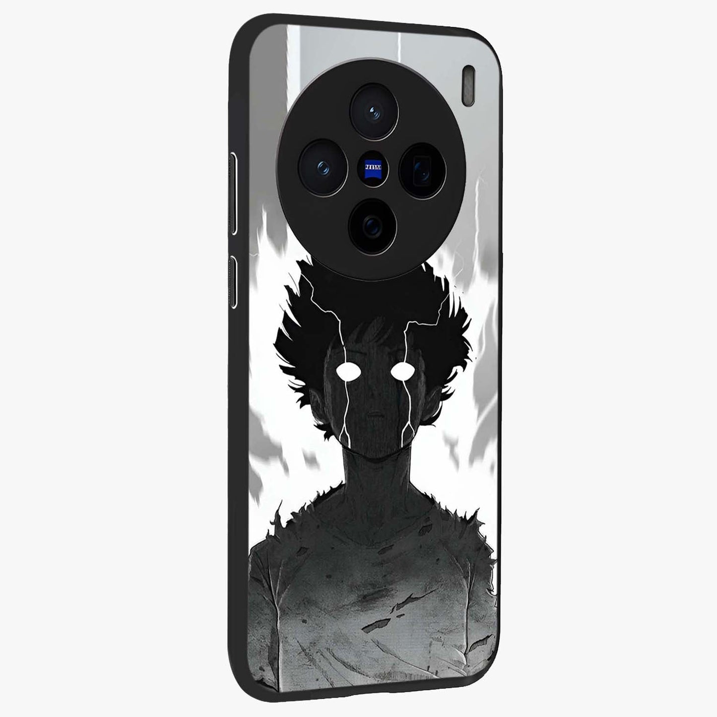 Awakened Inner Rage Glass Case upright view showcasing dramatic artwork with strong expressive aesthetic.