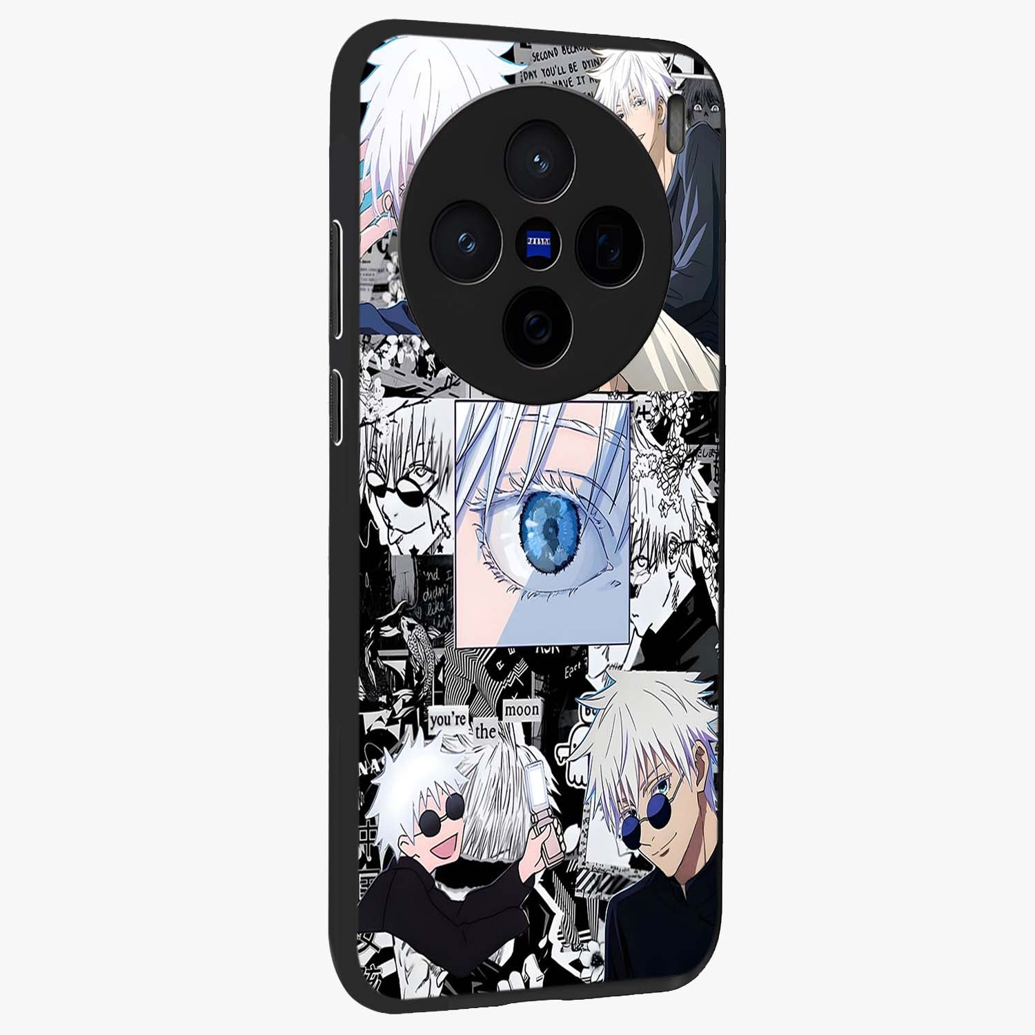 Infinity Sorcerer Chaos Glass Case upright view showcasing dramatic sorcerer artwork with chaotic mystical theme.