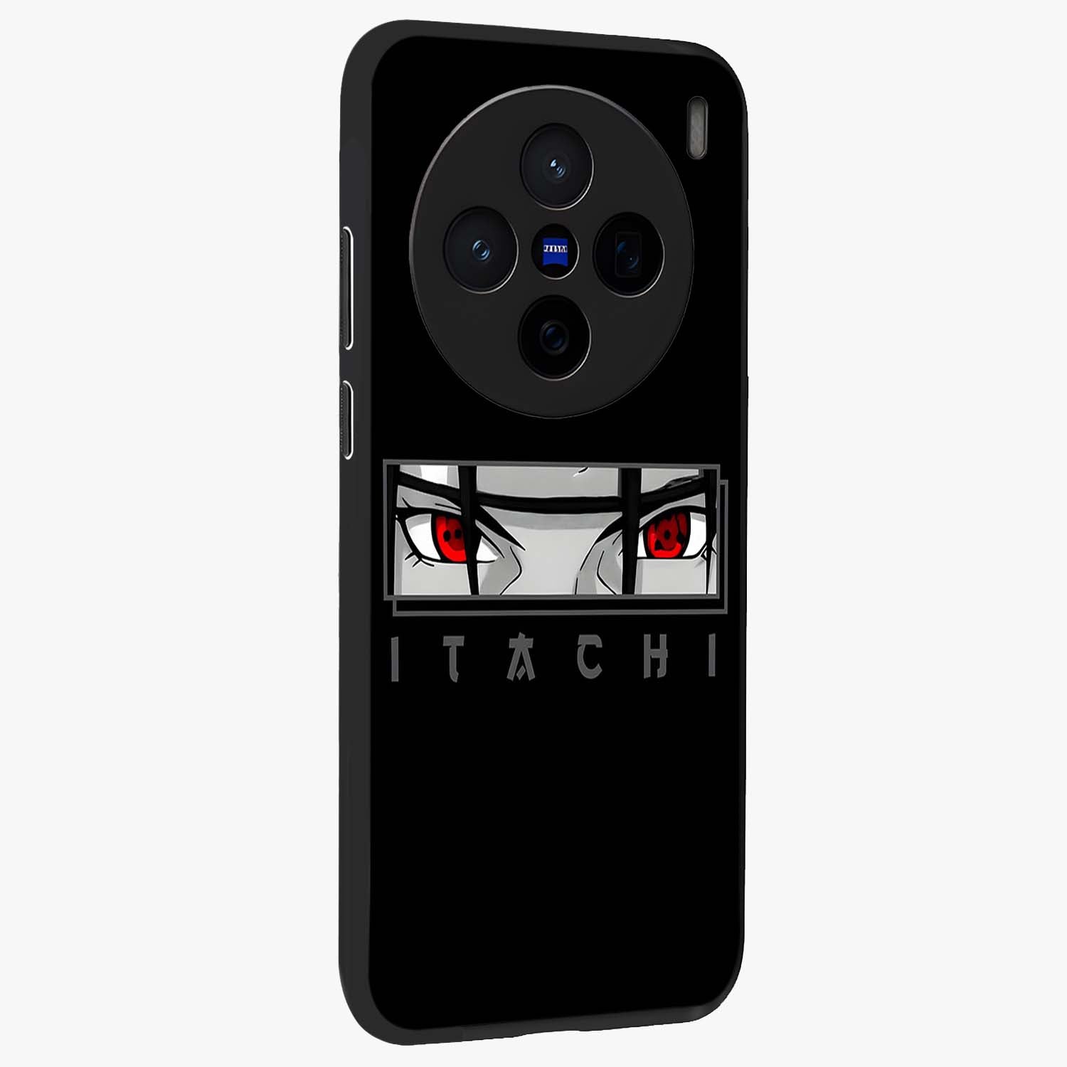 Scarlet Gaze Dominance Glass Case upright view showcasing powerful dramatic artwork with dominant artistic theme.