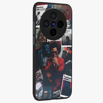 The Weeknd Glass Case upright view showcasing bold music themed artwork with contemporary artistic style.