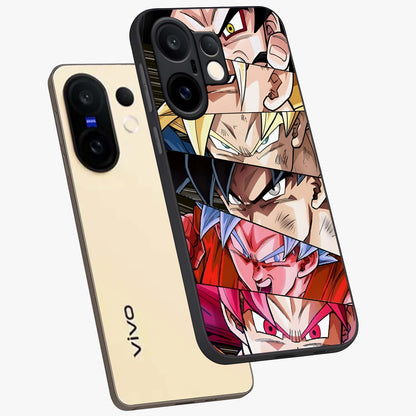 Anime Character Glass Case displayed in angled mockup highlighting colorful anime character illustration.