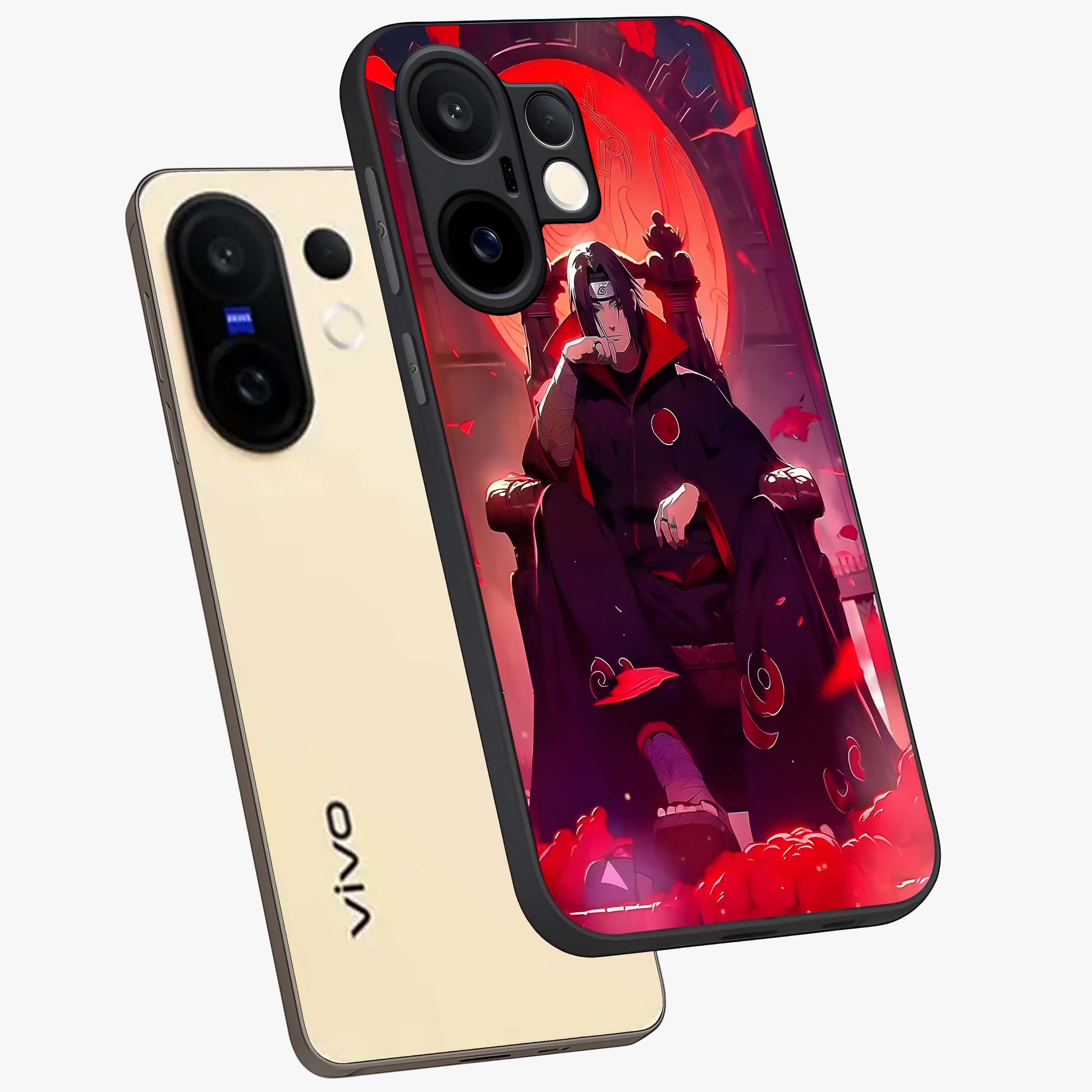 Blood Moon Sovereign Glass Case displayed in angled mockup highlighting dark celestial moon design and dramatic theme.