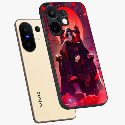 Blood Moon Sovereign Glass Case displayed in angled mockup highlighting dark celestial moon design and dramatic theme.