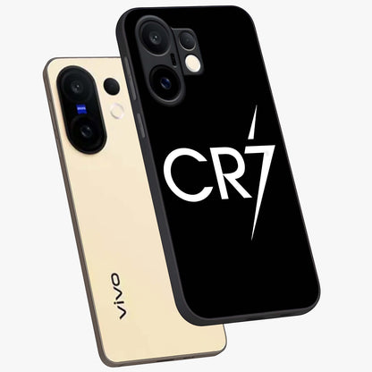 Cr7 Elite Strike Glass Case displayed in angled mockup highlighting powerful sports graphic with bold athletic theme.