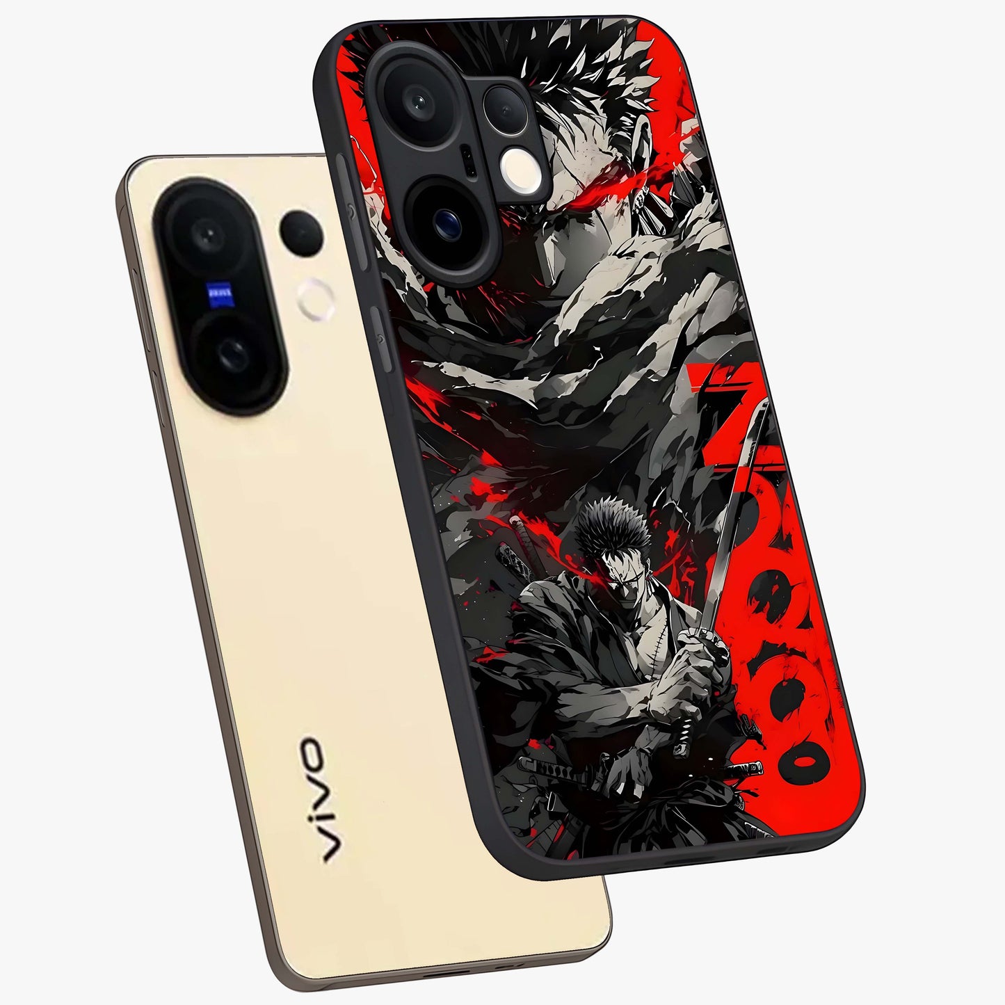 Demon Sword Resolve Glass Case displayed in angled mockup highlighting powerful demon sword illustration with dark fantasy aesthetic.