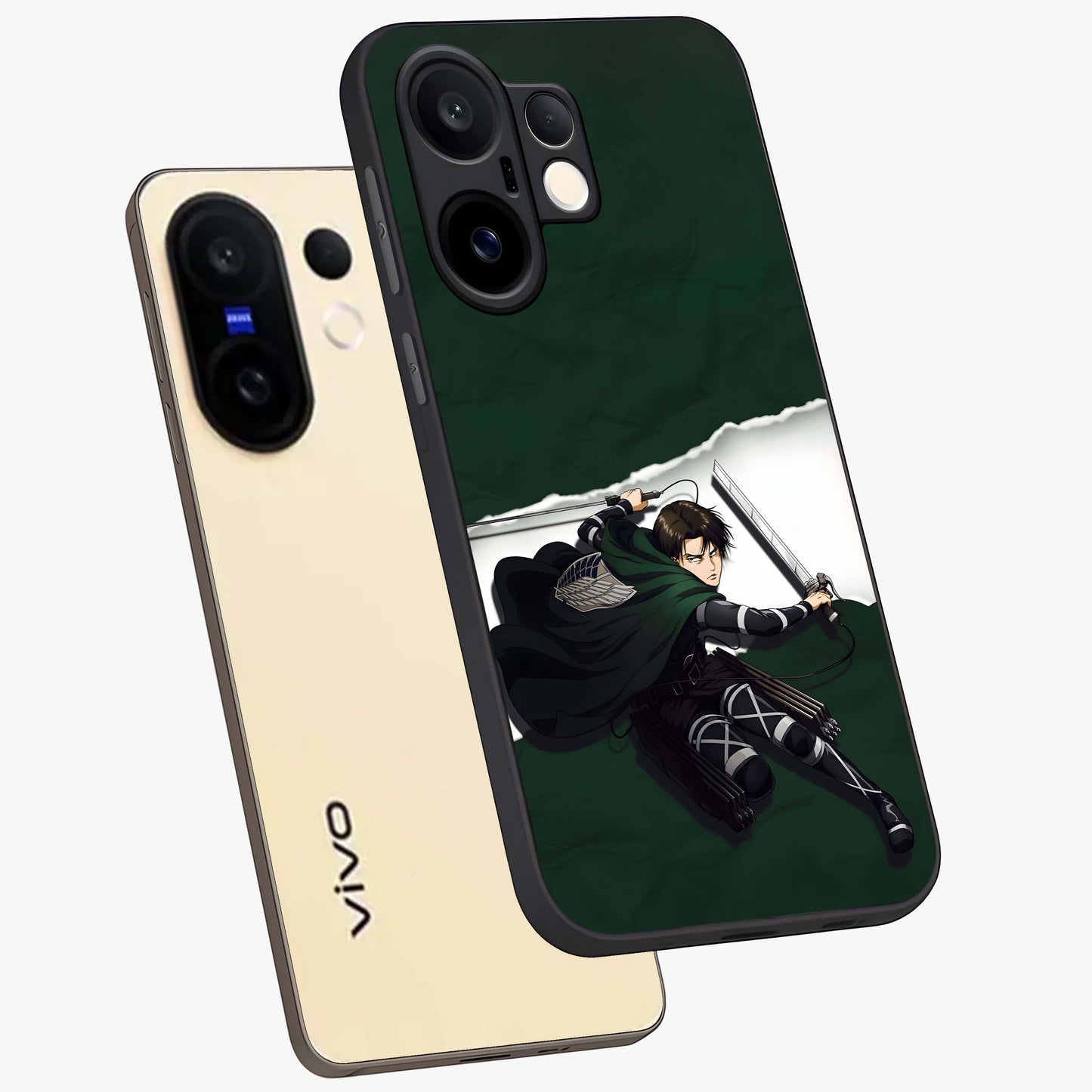 Emerald War Vanguard Glass Case displayed in angled mockup highlighting intense battle inspired design with emerald tone aesthetic.