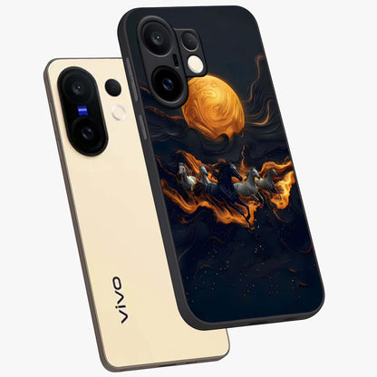 Golden Royal Heritage Glass Case displayed in angled mockup highlighting luxurious heritage design with golden aesthetic style.