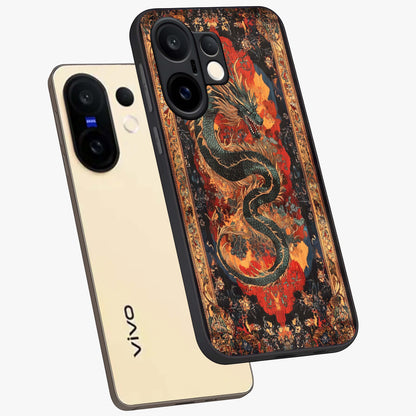 Inferno Dragon Soul Glass Case displayed in angled mockup highlighting powerful dragon illustration with inferno aesthetic.